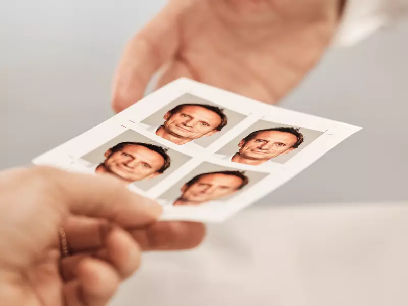 Bild eines Fotoservice-Ausdrucks.